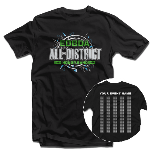 2023-2024 EDBDA All-District Honor Band T-Shirt