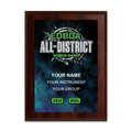 2023-2024 EDBDA All-District Honor Band 6x8 Plaque