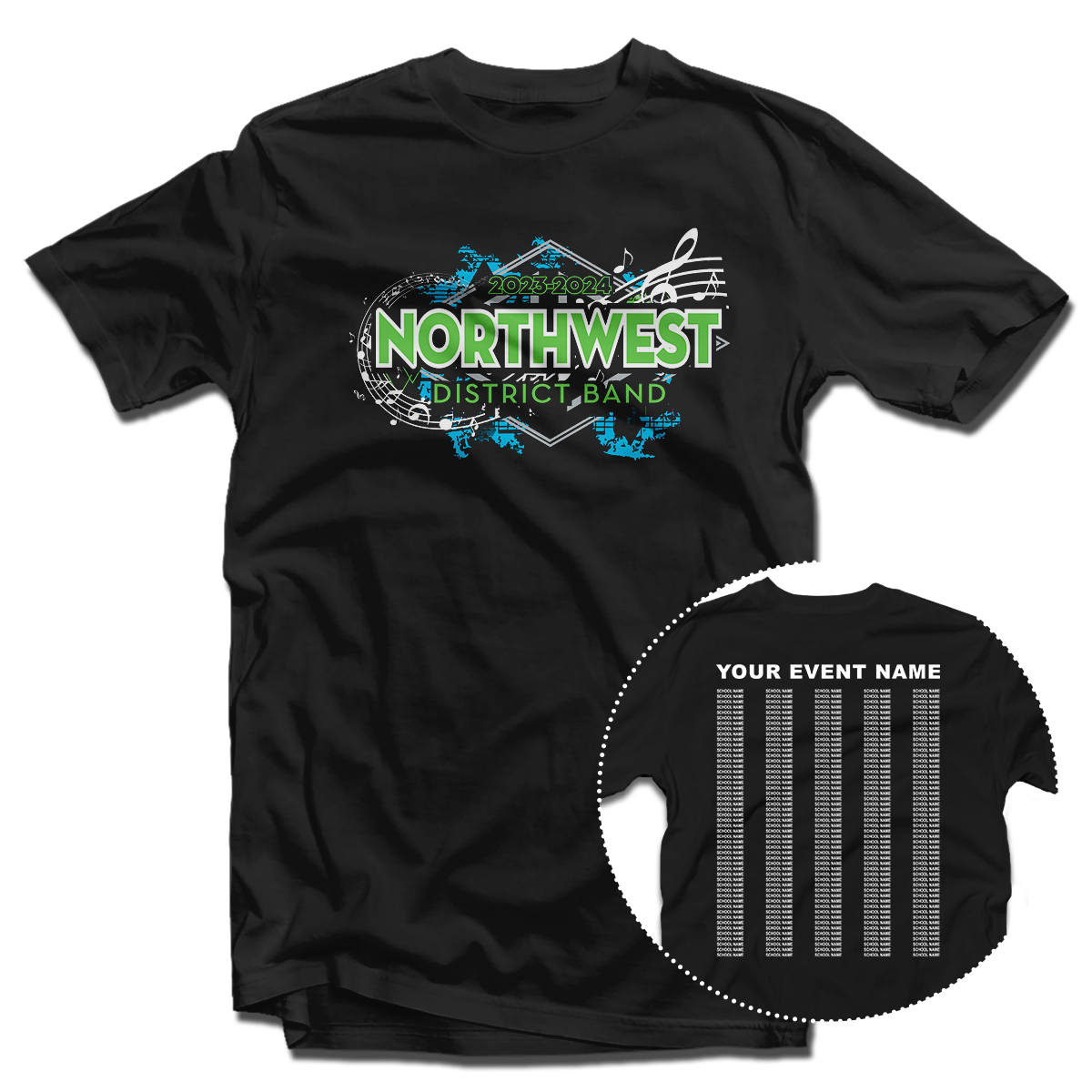 2023-2024 Northwest All-District Band T-Shirt