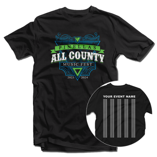 2023-2024 Pinellas All County Band Festival T-Shirt