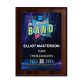 2023-2024 TMEA Region Band 6x8 Plaque
