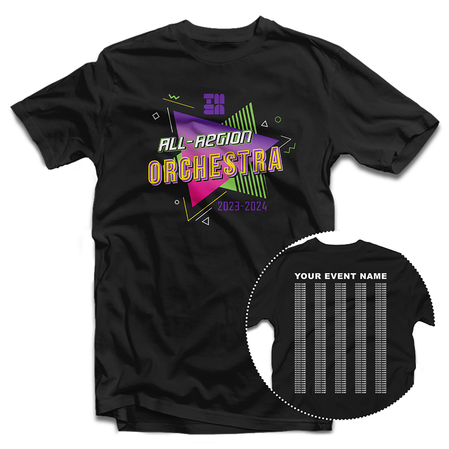 2023-2024 TMEA Region Orchestra T-Shirt