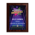 2023-2024 TMEA Region Orchestra 6x8 Plaque