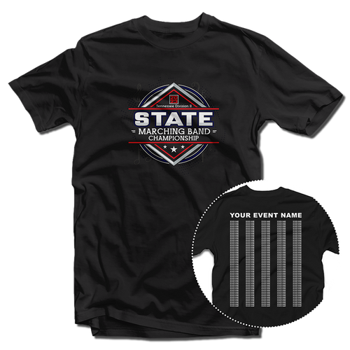 2023 Tennessee Div II State Marching Band Championship T-Shirt