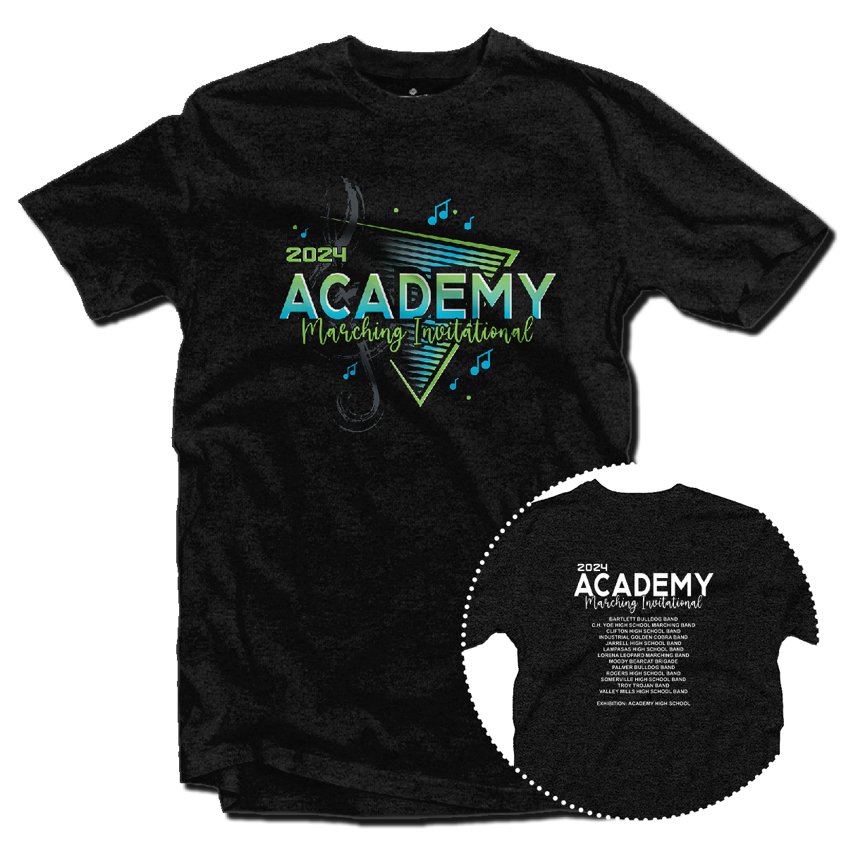 2024 Academy Marching Invitational T-Shirt