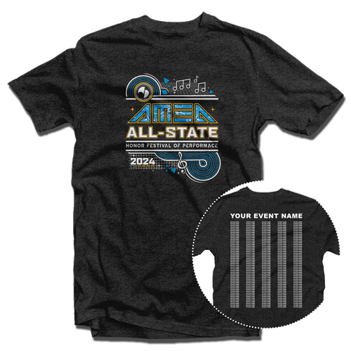 2024 AMEA Honor Festival Band All-State T-Shirt