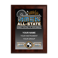 2024 AMEA Honor Festival All-State 8x10 Plaque