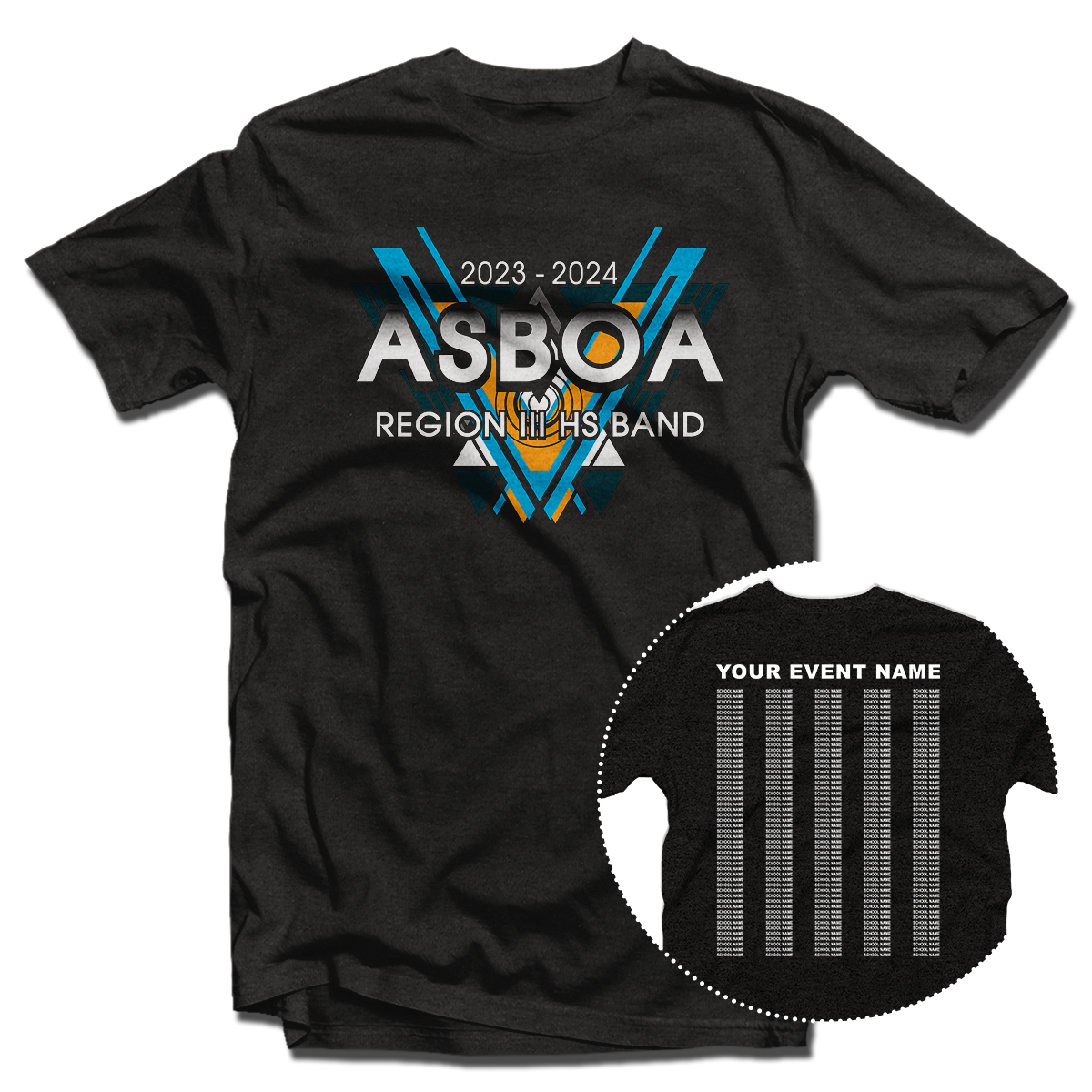2024 ASBOA Region III HS Band T-Shirt
