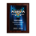 2024 ASBOA Region III HS Band 6x8 Plaque