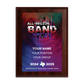 2024-2025 ATSSB All-Region Band 6x8 Plaque