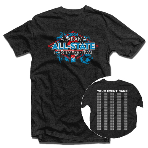 2024 AVA (Alabama) All-State Choral Festival T-Shirt