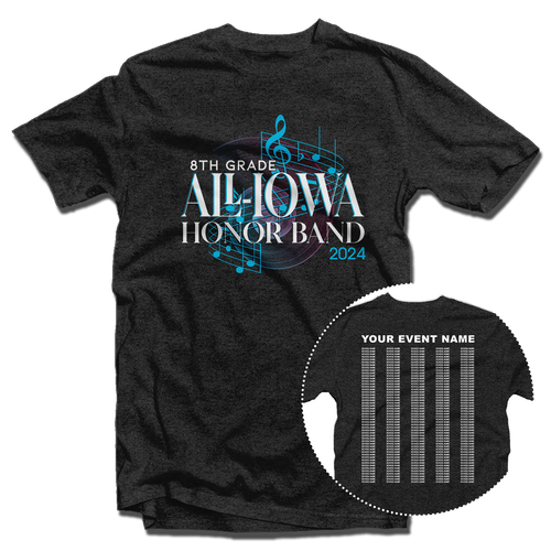 2024 All-Iowa 8th Grade Honor Band T-Shirt