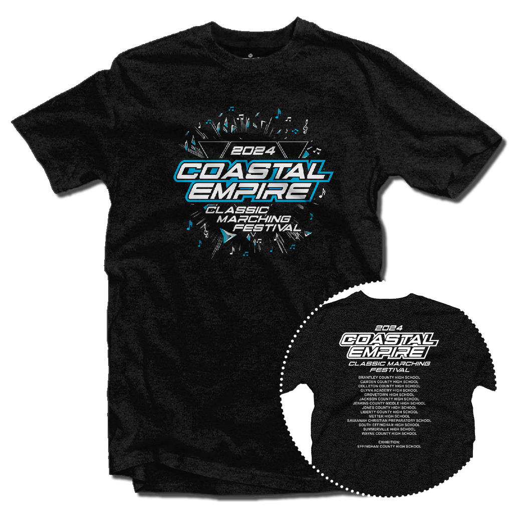 2024 Coastal Empire Classic Marching Festival T-Shirt