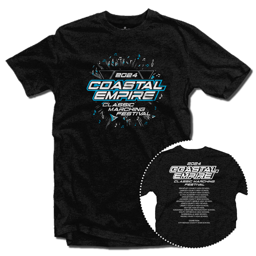 2024 Coastal Empire Classic Marching Festival T-Shirt