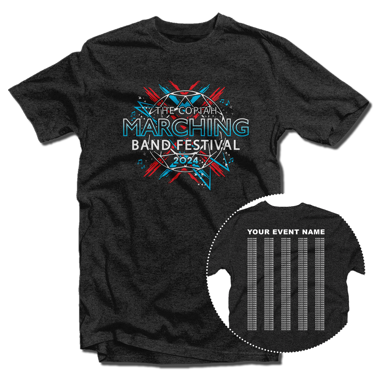 2024 Copiah Academy Marching Festival T-Shirt