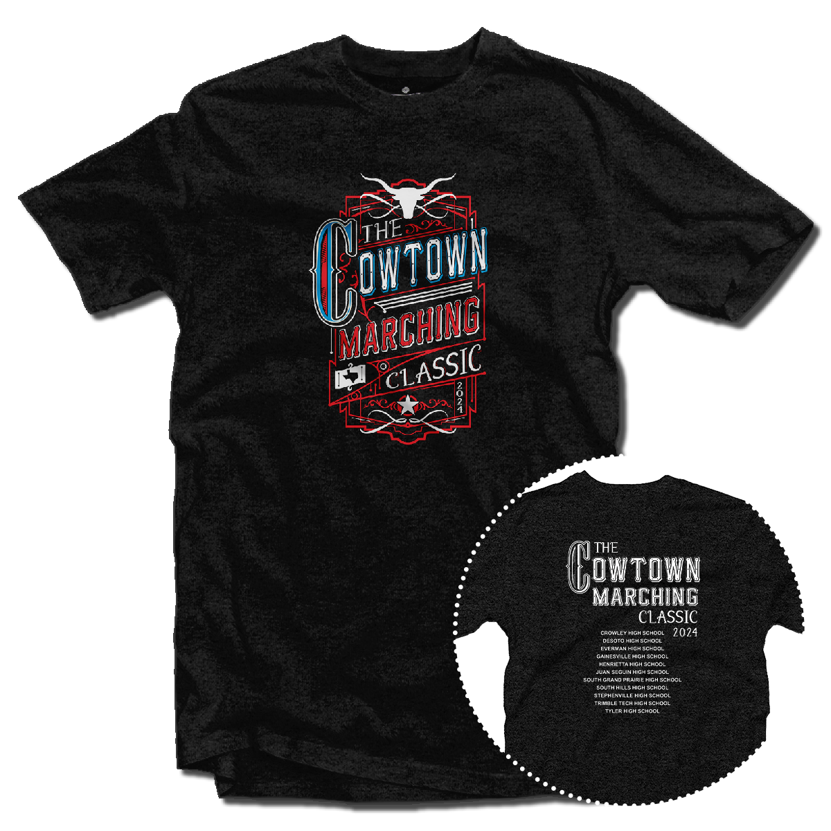 2024 The Cowtown Marching Classic T-Shirt