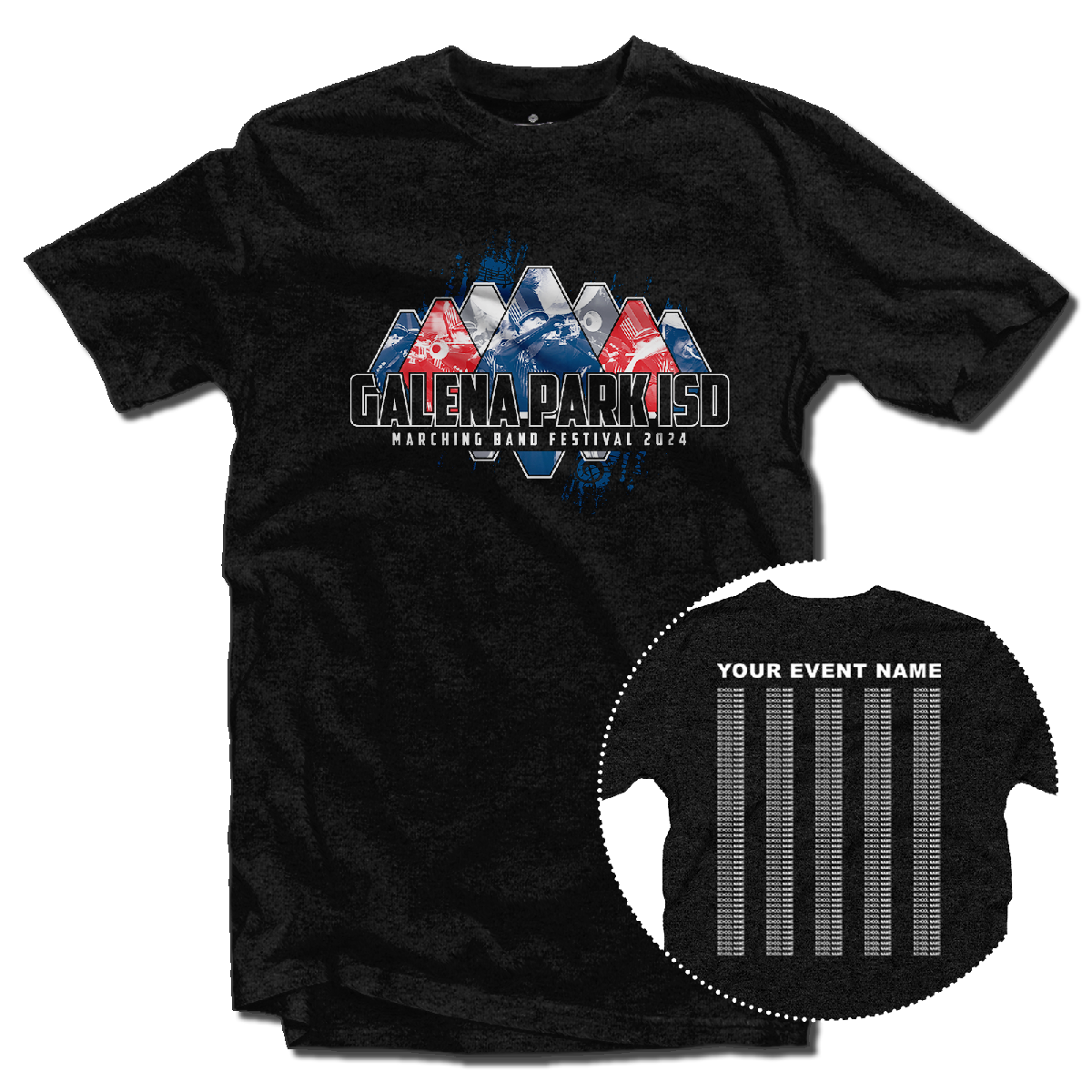 2024 Galena Park ISD Marching Band Festival T-Shirt