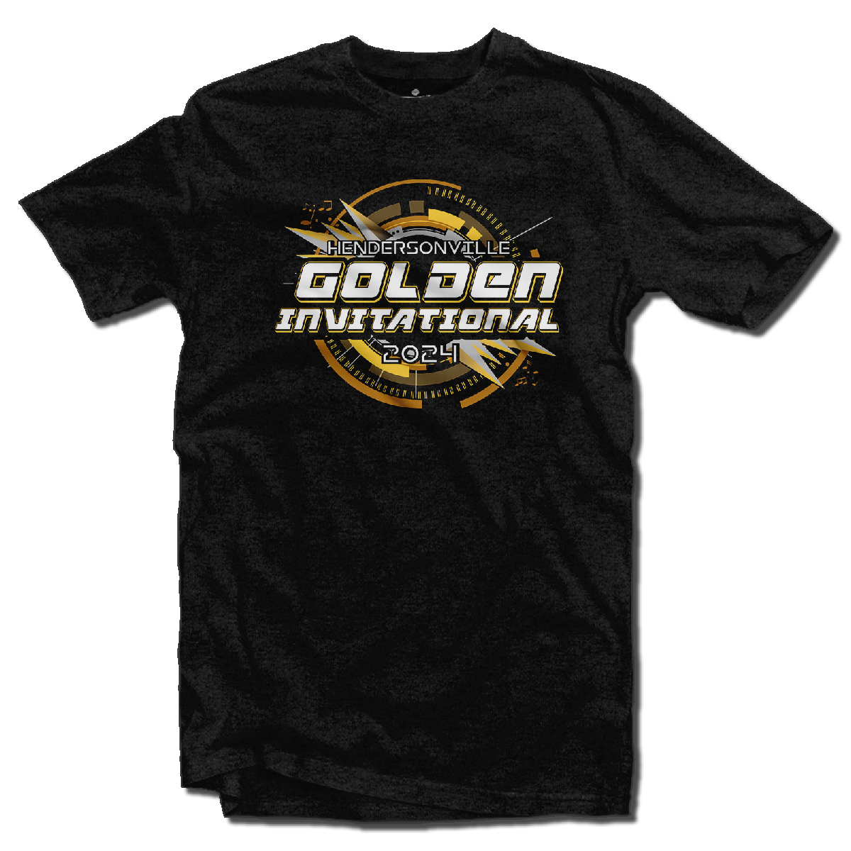 2024 Hendersonville Golden Invitational Marching Contest T-Shirt
