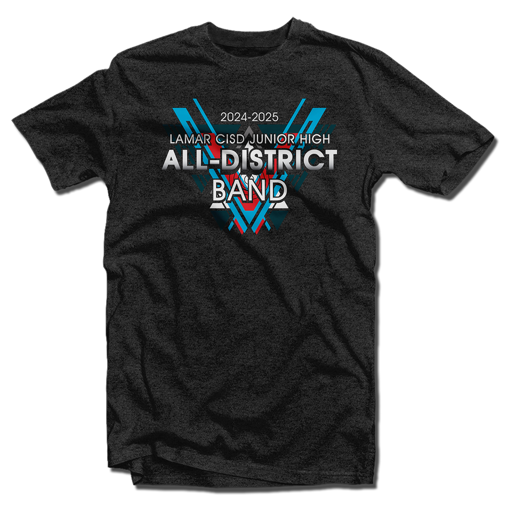 2024-2025 Lamar CISD Junior High All-District Band T-Shirt