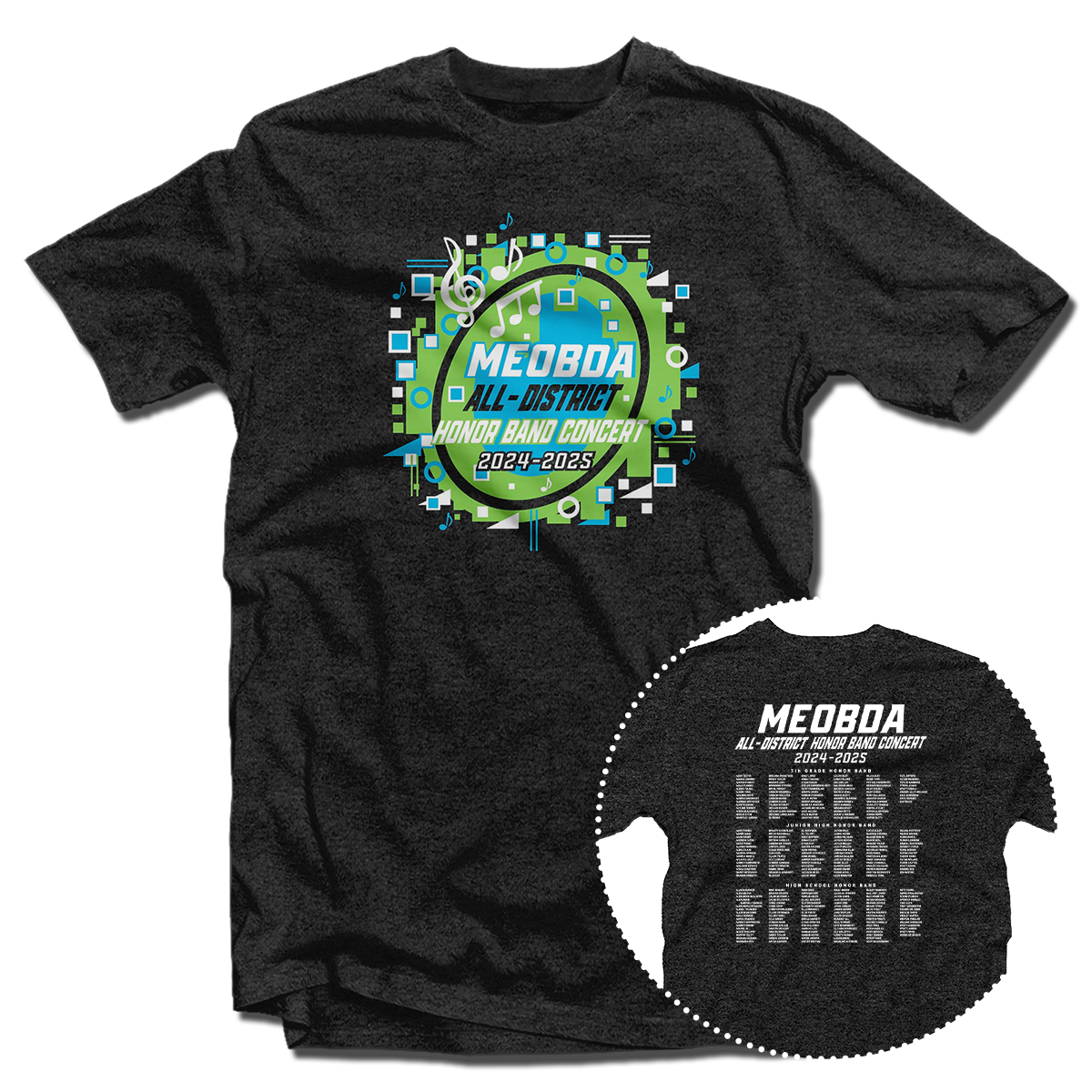 2025-2026 MEOBDA All-District Honor Concert T-Shirt