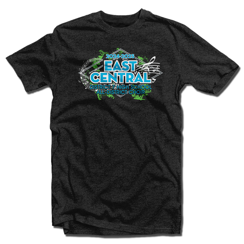 2024-2025 East Central District 7 High School All District Choir T-Shirt