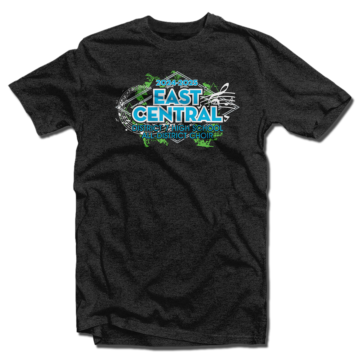 2024-2025 East Central District 7 High School All District Choir T-Shirt