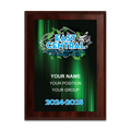 2024-2025 East Central District 7 High School All District Choir 6x8 Plaque