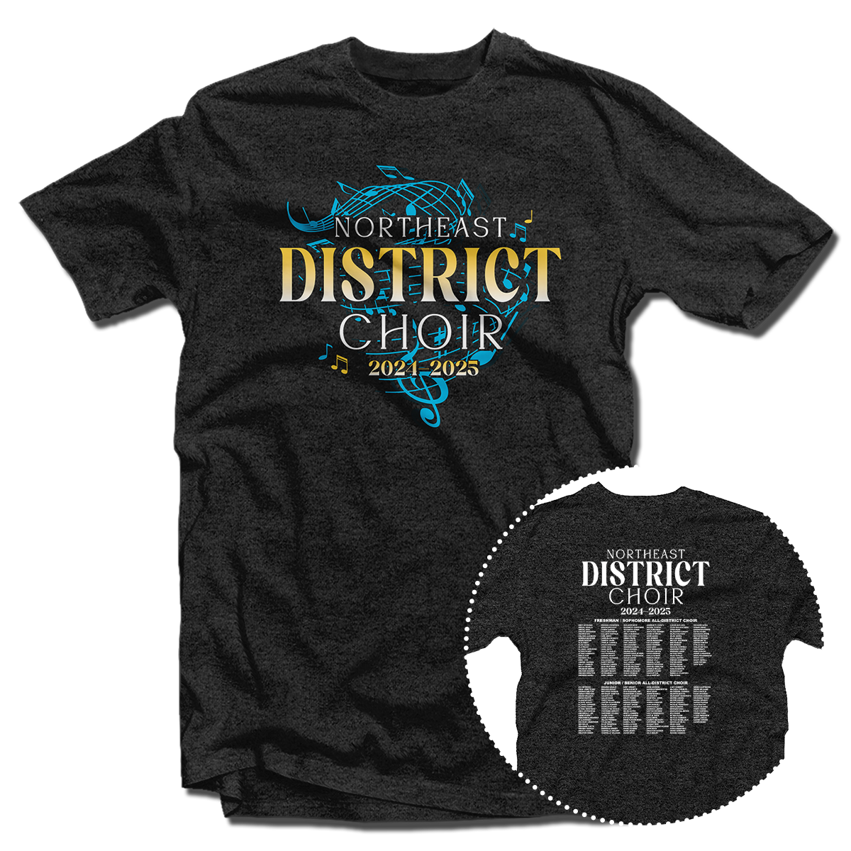 2024-2025 Northeast District 2 Choir T-Shirt