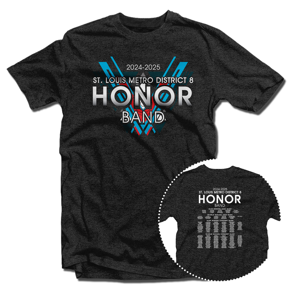 2024-2025 St. Louis Metro District 8 Honor Band T-Shirt