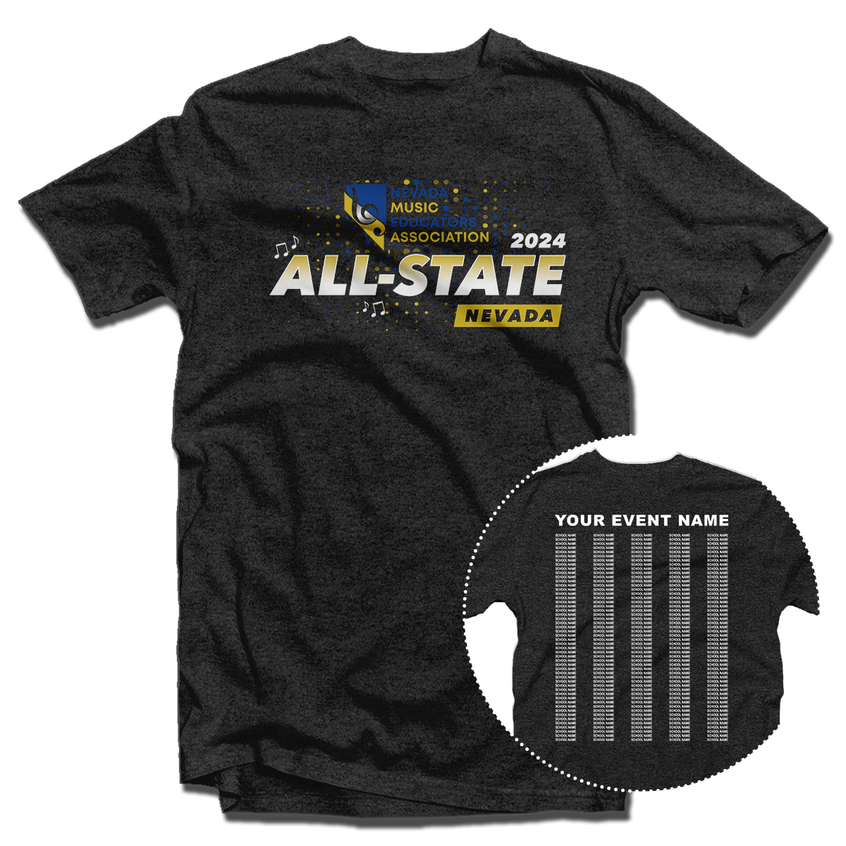 2024 NMEA (Nevada) All-State (Band/Orchestra) T-Shirt