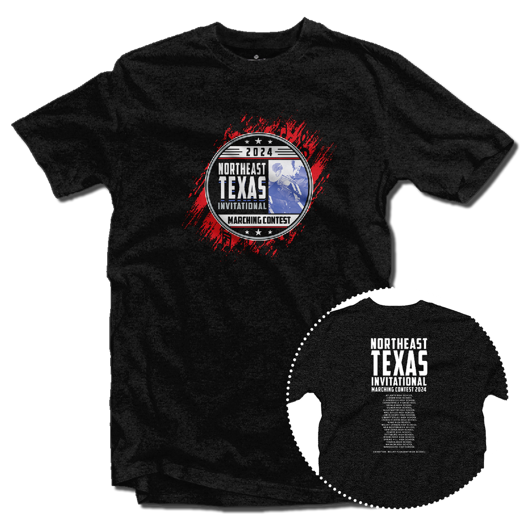 2024 Northeast Texas Invitational Marching Contest T-Shirt
