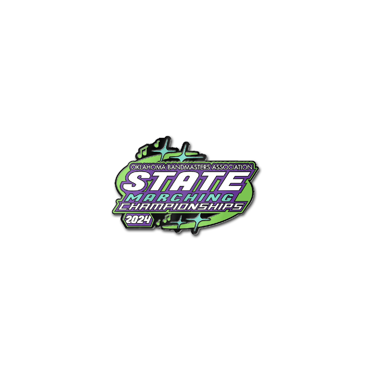 2024 OBA State Marching Band Championships Pin