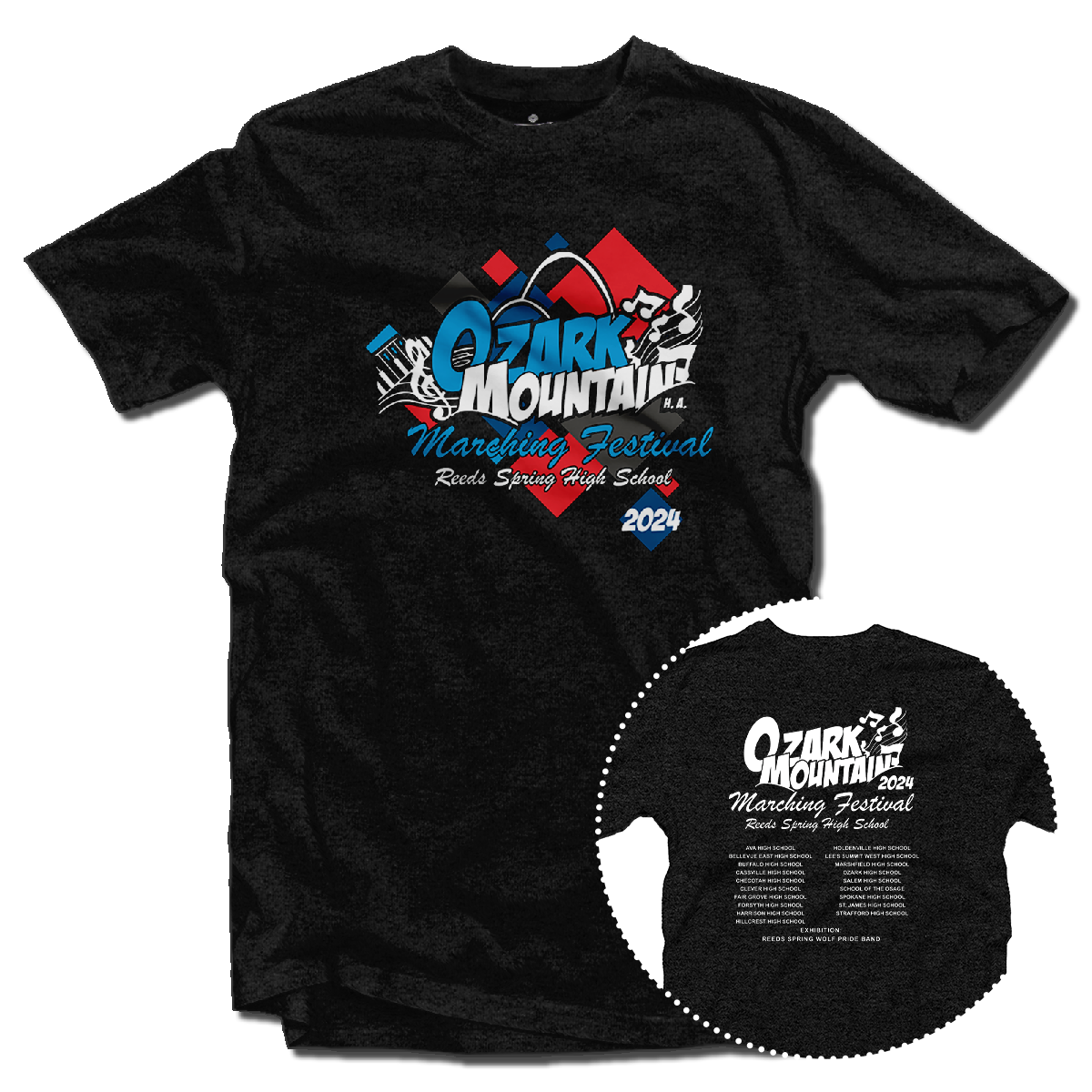 2024 Ozark Mountain Marching Festival T-Shirt