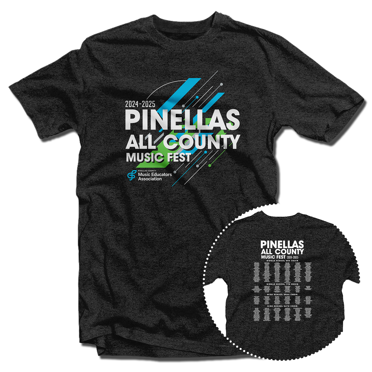 2024-2025 Pinellas All County Orchestra Festival T-Shirt