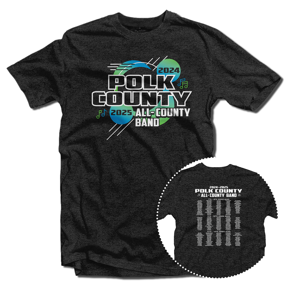 2024-2025 Polk County All-County Band T-Shirt
