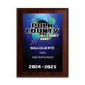2024-2025 Polk County All-County Band 6x8 Plaque