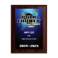 2024-2025 Polk County All-County Chorus 6x8 Plaque