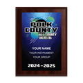2024-2025 Polk County All-County Orchestra 6x8 Plaque