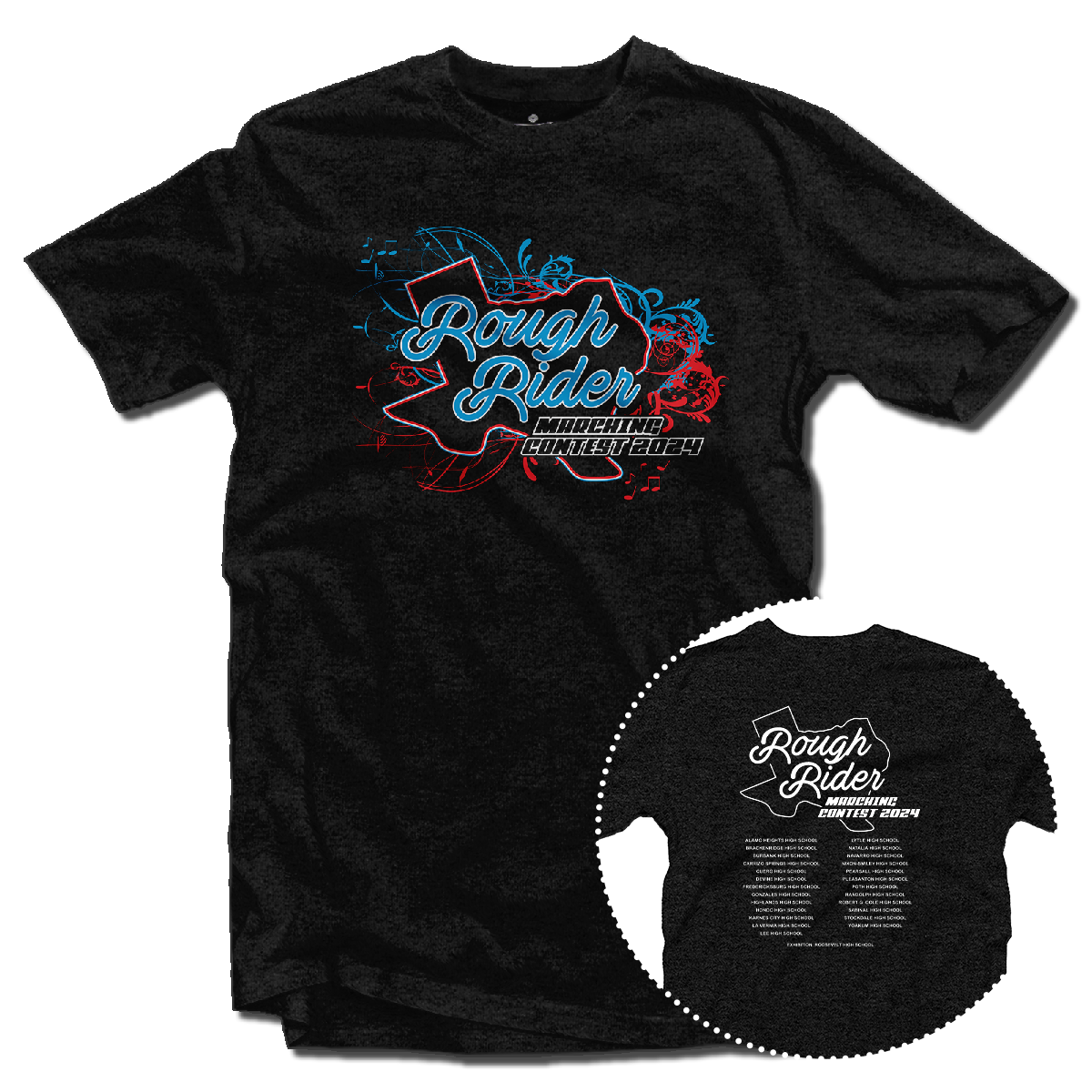 2024 Rough Rider Marching Contest T-Shirt