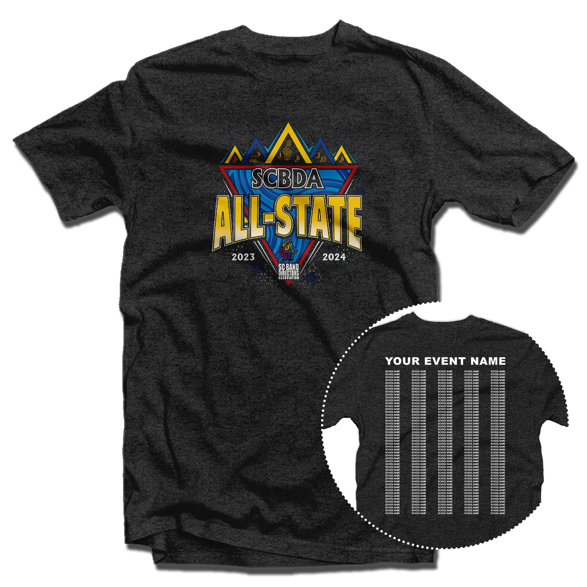 2024 SCBDA All-State T-Shirt