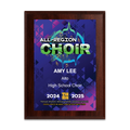 2024-2025 TMEA All-Region Choir 6x8 Plaque