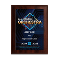 2024-2025 TMEA All-Region Orchestra 6x8 Plaque