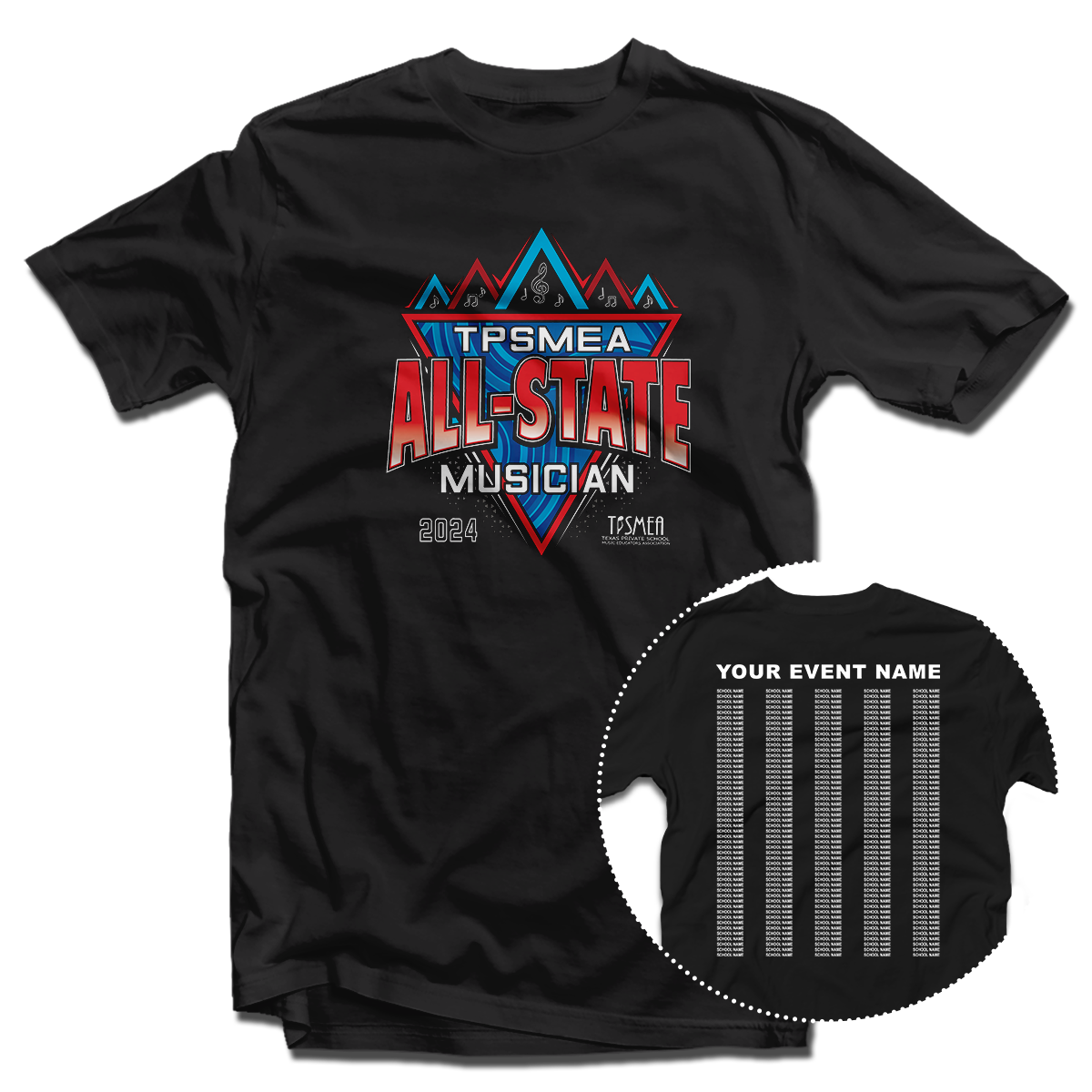 2024 TPSMEA All-State T-Shirt