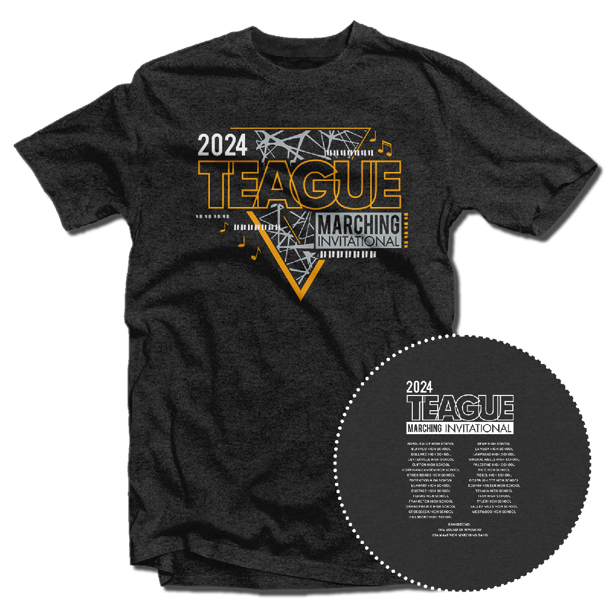 2024 Teague Marching Invitational T-Shirt