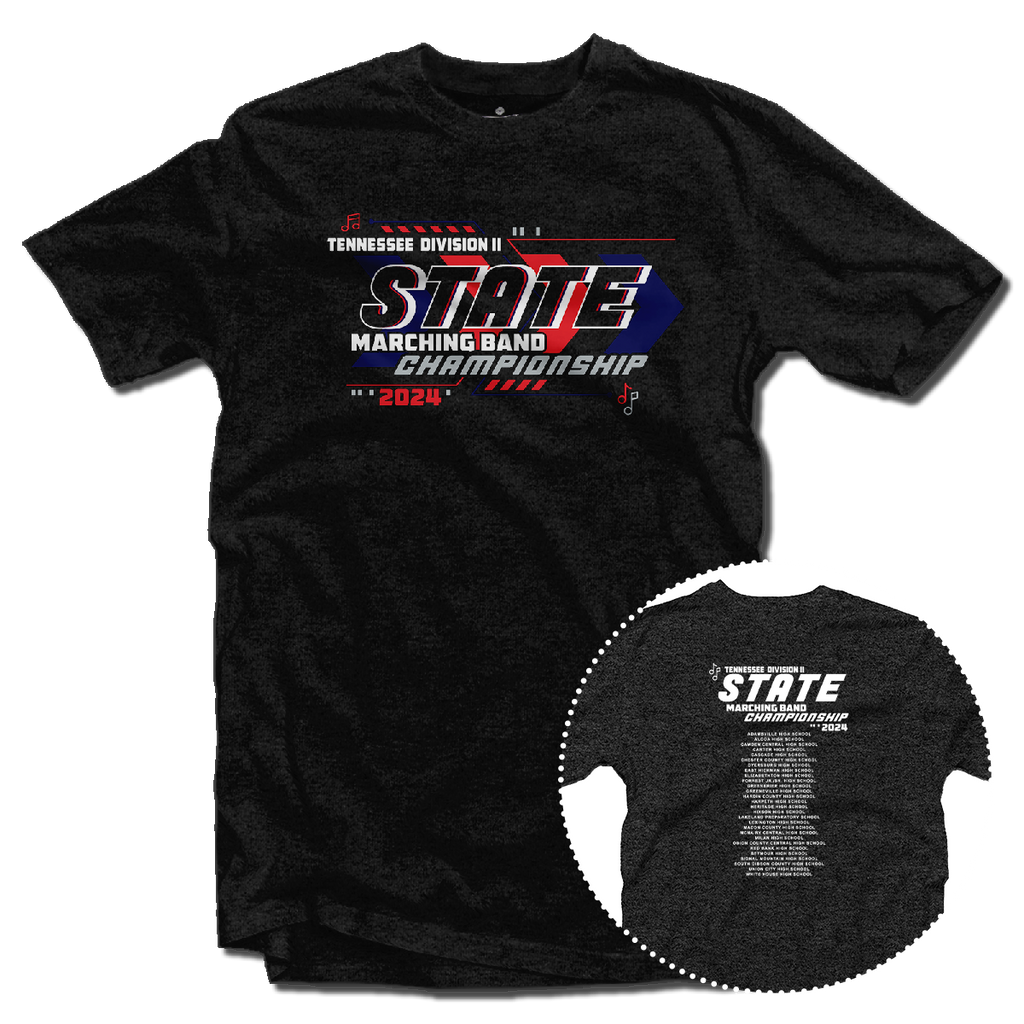 2024 Tennessee Div II State Marching Band Championships T-Shirt