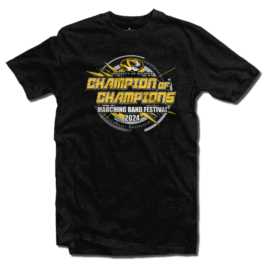 2024 UM Champion of Champions Marching Band Festival T-Shirt