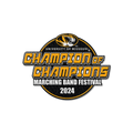 2024 UM Champion of Champions Marching Band Festival Patch