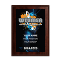 2024-2025 WTVMEA All Southwest Honor Choir 6x8 Plaque