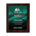 2025-2026 East Central District 7 MS Honor Choir 6x8 Plaque