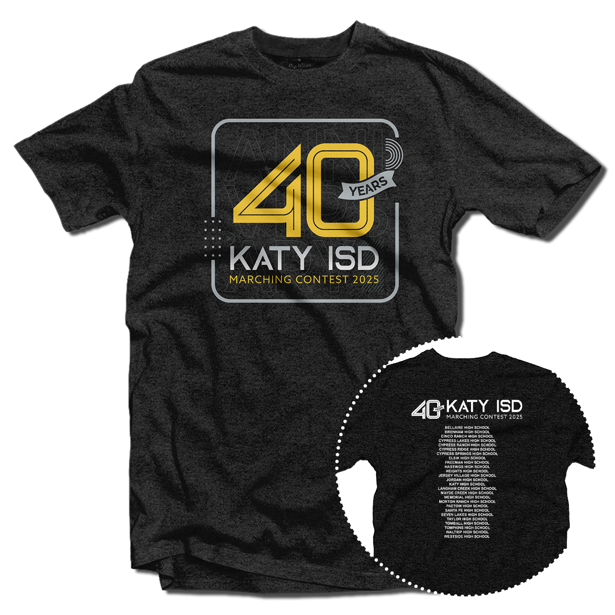 2025 Katy ISD Marching Contest T-Shirt